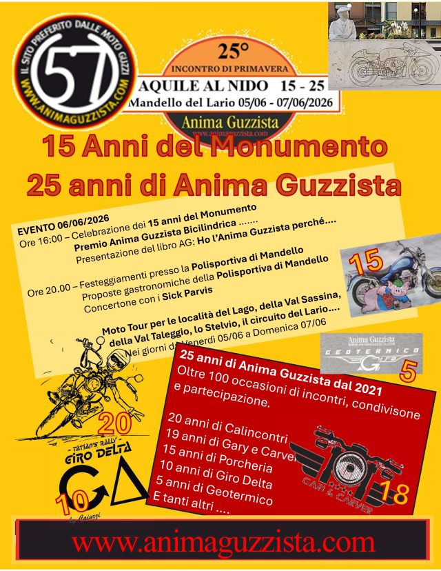 Locandina incontro di primavera 2026